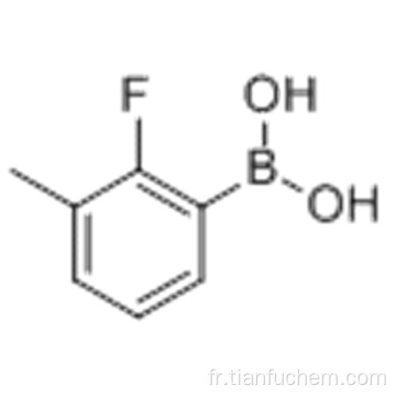 ACIDE 2-FLUORO-3-TOLYLBORONIQUE CAS 762287-58-1